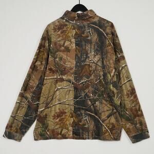 Guide Series Men’s Camo Turtle Neck Long Sleeve Shirt XL 100% Cotton